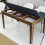 Hanah Home Milan 513 Mesa de Comedor Nogal y Antracita